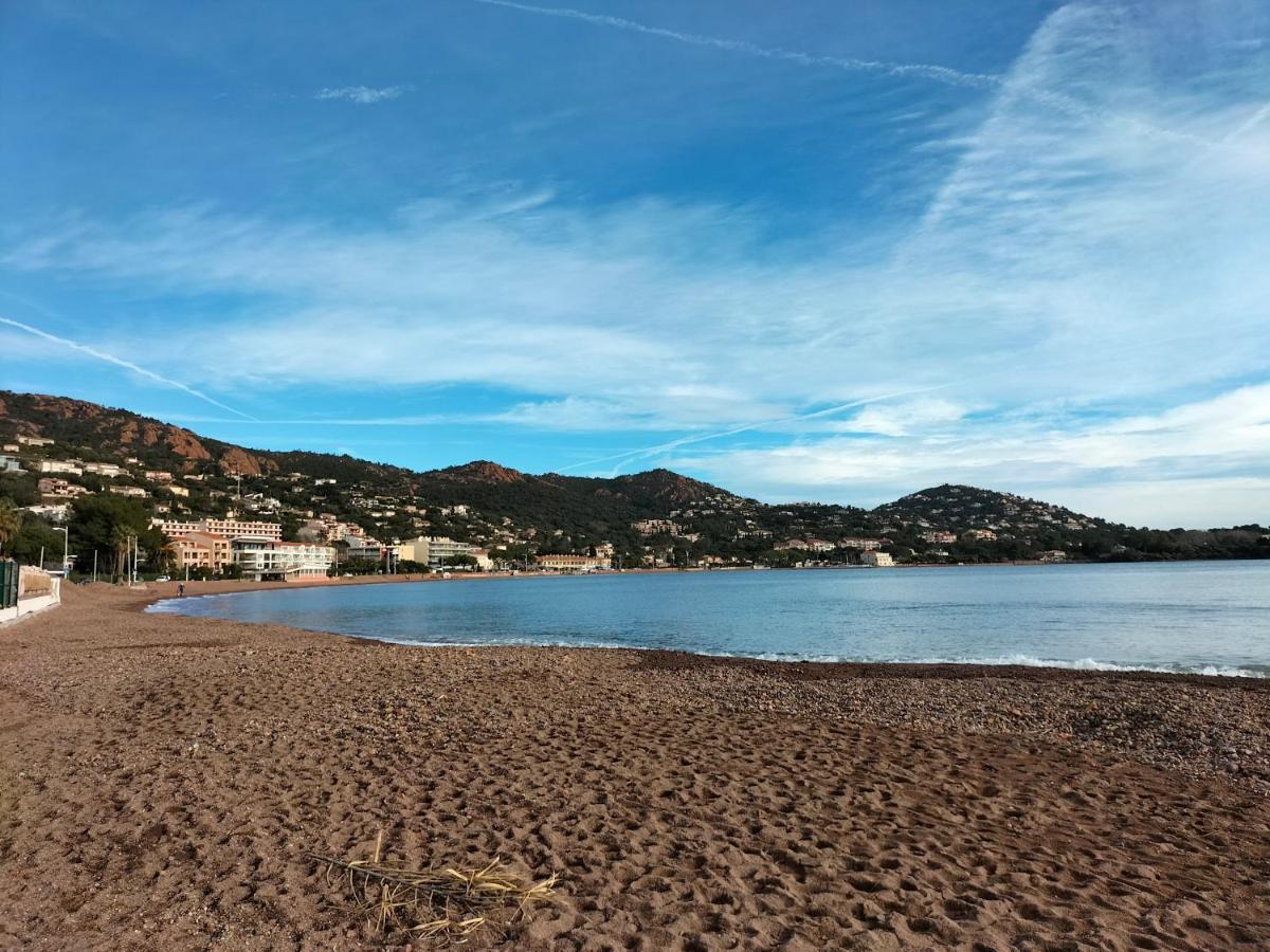 Superbe Appartement Avec Vue Mer Et Piscine Saint-Raphaël Esterno foto